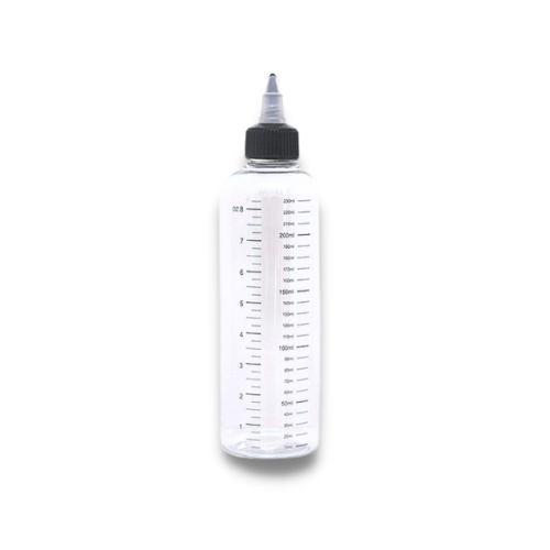 Bouteille Graduée 350 Ml Avec Mélangeur Intégré - Pour Vinaigrettes Et Sauces, Graduation ML Et OZ, Verre